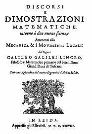 Dialogue Concerning Two New Sciences