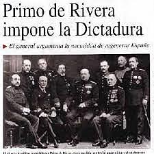 Dictadura de Primo de Rivera en España