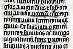 Escritura gótica de textura