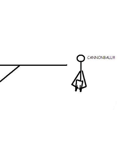 cannonball contest @ 3:55 PM