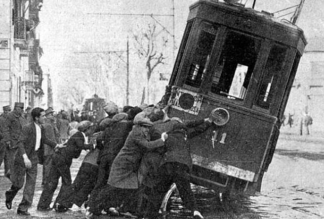 Huelga de tranvías de Barcelona