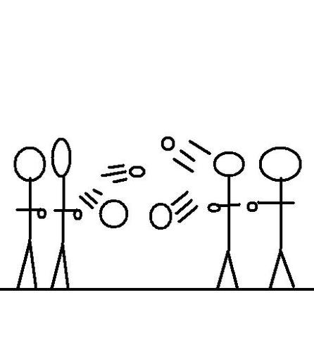 Had water balloon fight @ 4:10 PM