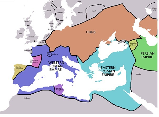 Desaparece el imperio Romano de occidente