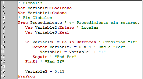Lenguaje de programación.