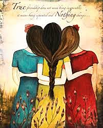 Natalie and Imani... leaves