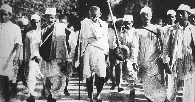 the protest of Gandhi