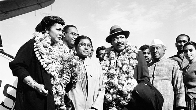 MLK travelled to India