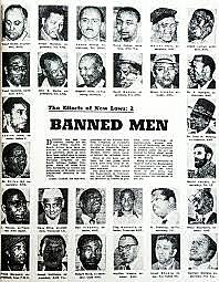 Mandela was banned