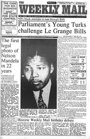 Mandela was arrested