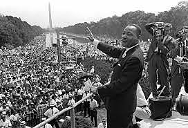 Martin Luther King Jr Leads March On Washington