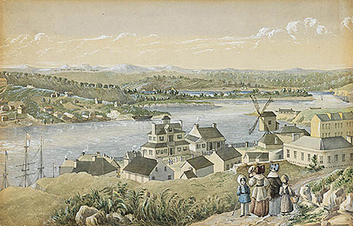 First free colonists arrived