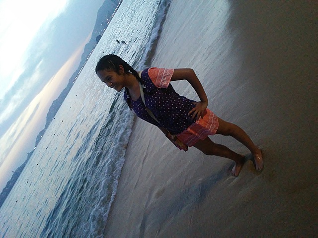 Conocía la playa por 1ra ves