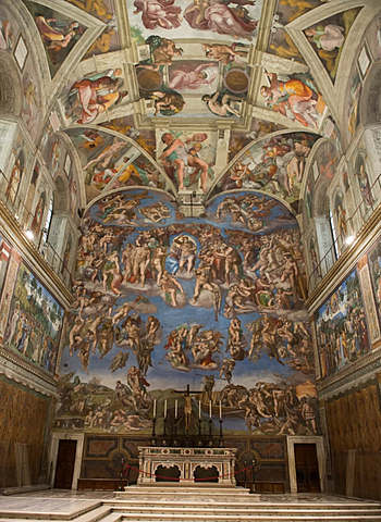 Plafondtekening sixtijnse kapel