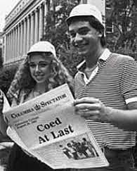 Columbia College begin admitting woman