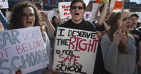 'We deserve better': Students nationwide walk out in massive protest over gun violence