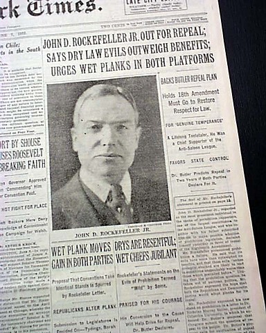 Hoover signed the Revenue Act of 1932.