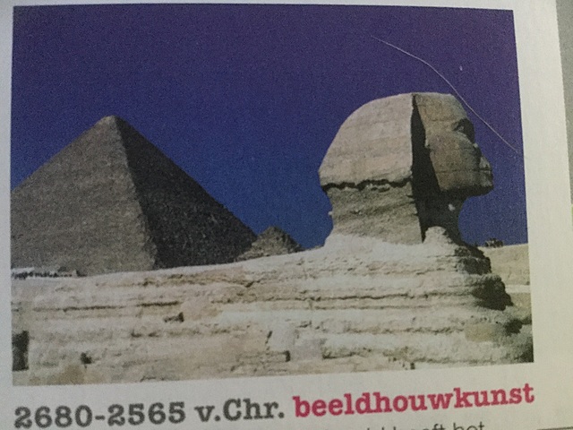 Grote sfinx bij gizeh