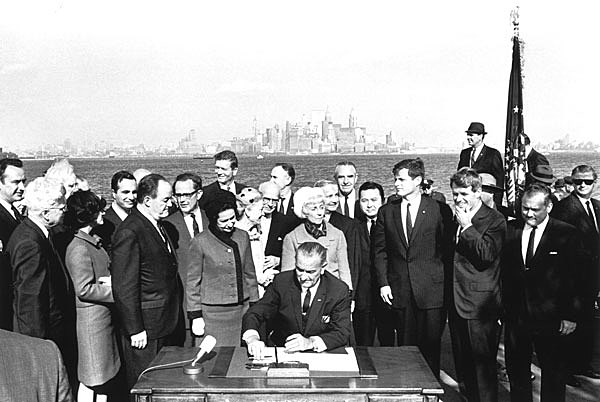 The Immigration and Nationality Act Is Signed