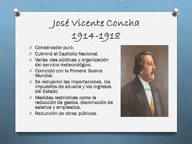 Gobierno De Jose Vicente Concha