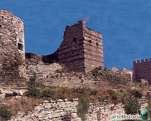 Construcción de las Murallas de Cosntantinopla