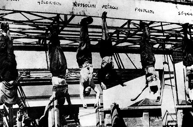 Ejecución de Mussolini