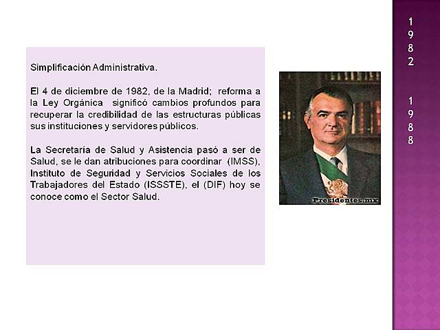 De la Madrid y la Ley Orgánica