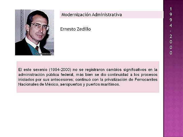 Zedillo legitimando las privatizaciones
