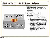 La prosa. Les cròniques