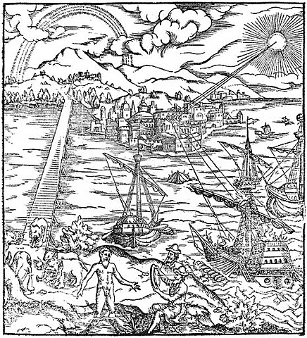 El rayo de Arquímedes.