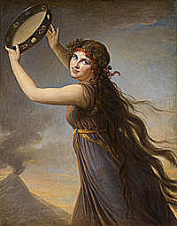 LADY HAMILTON COMO BACCHANTE (MARIE-LOUISE-ELISABETH VIGÉE-LEBRUN)