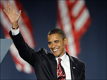 Barack Obama wins the presidential election