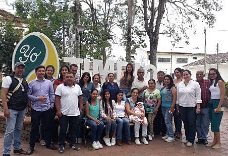 Visita equipo comunicaciones de la Gobernación del Cauca.