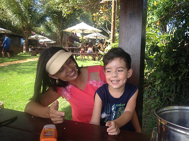 Passeio com Poliana, Felipe e crianças.