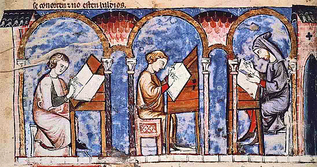 Monniken in kloosters