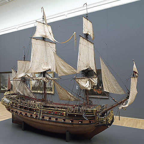 Scheepsmodel William Rex, Adriaen de Vriend, Adriaen Davidsen, Cornelis Moesman