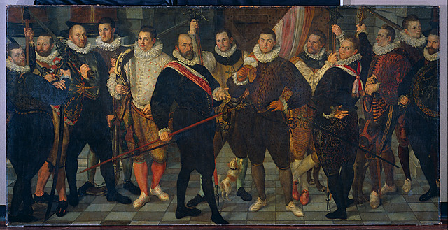 Het korporaalschap van kapitein Dirck Jacobsz Rosecrans en luitenant Pauw - Cornelis Ketel