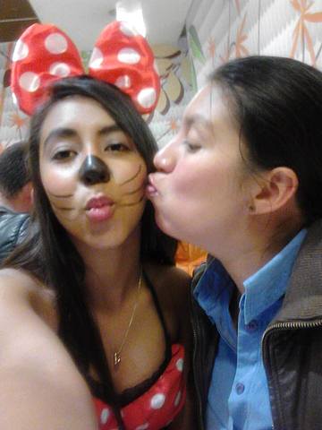 en McDonalds con mama