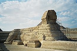 Grote sfinx bij Gizeh