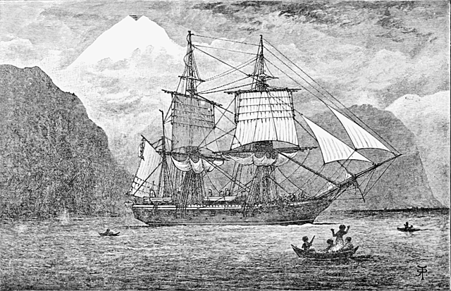 Darwin Sails on the HMS Beagle