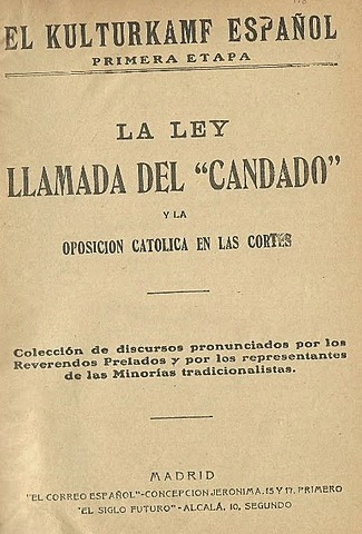 Ley del candado de Canalejas