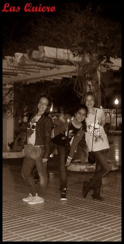 I stayed with my friends