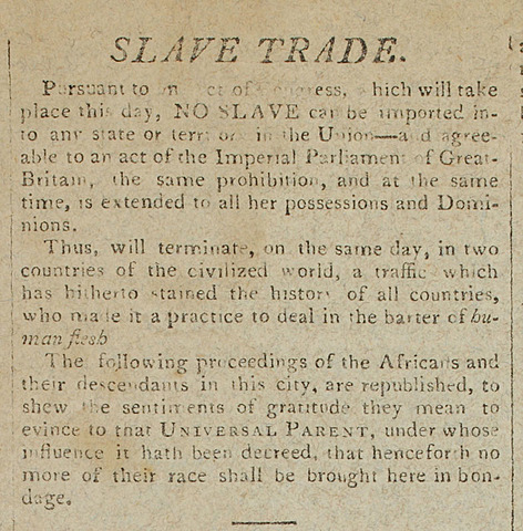 Slave Trade Ended