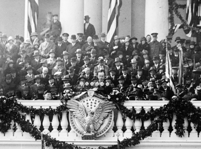 Calvin Coolidge Inaugurated