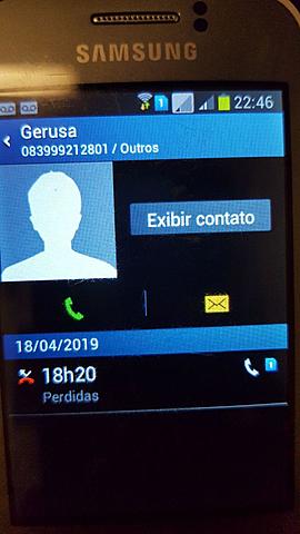 Ligação da Priscila para a avó objetivando agendar uma conversa