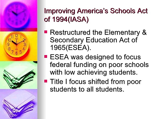 Improving America's Schools Act of 1994