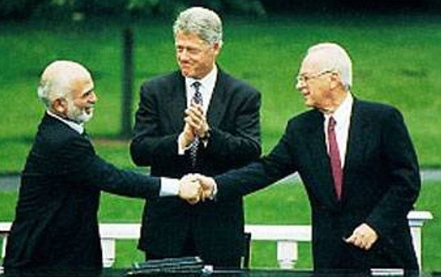 Israel og Jordan slutter fred