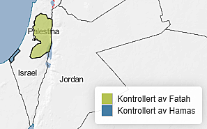 Palestinerene splittes