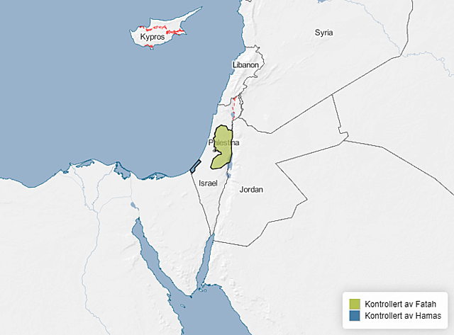 Palestinere splittes