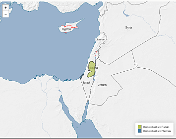 Palestinerne splittes
