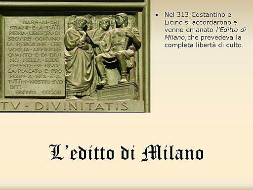 L'Editto di Milano